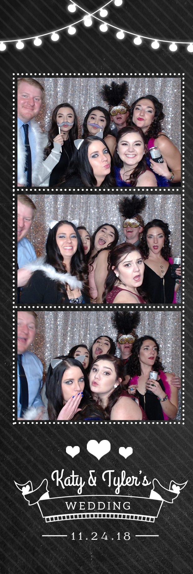 Katy and Tyler's wedding  | View more photos from the event at gallery.photoboothbillings.com/u/PhotoBoothBillings/Katy-and-Tylers-wedding